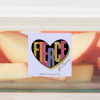 Afro Unicorn Fierce Heart Design