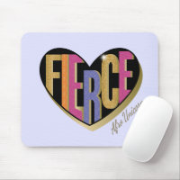 Afro Unicorn Fierce Heart Design