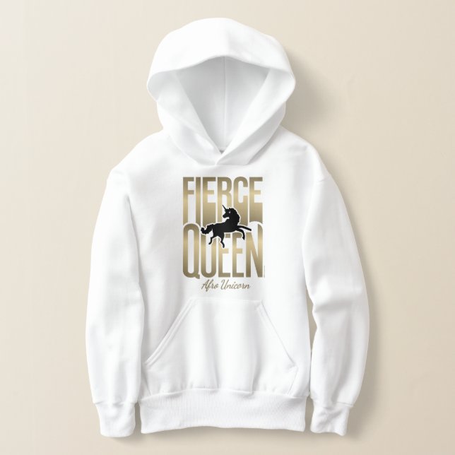 Afro Unicorn Fierce Queen (Laydown)