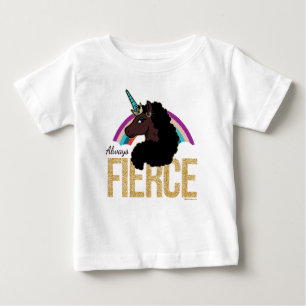 Afro Unicorn Magical - Always Fierce Baby T-Shirt
