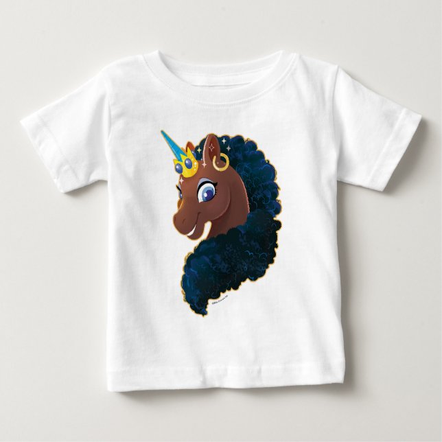 Afro Unicorn | Magical Baby T-Shirt (Front)