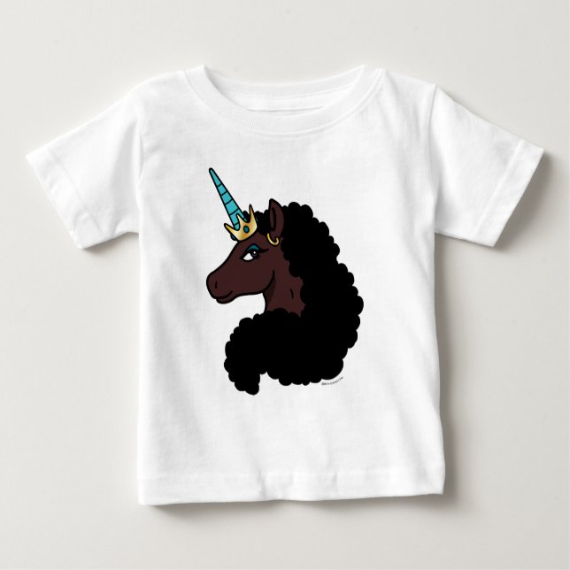 Afro Unicorn | Magical Baby T-Shirt (Front)