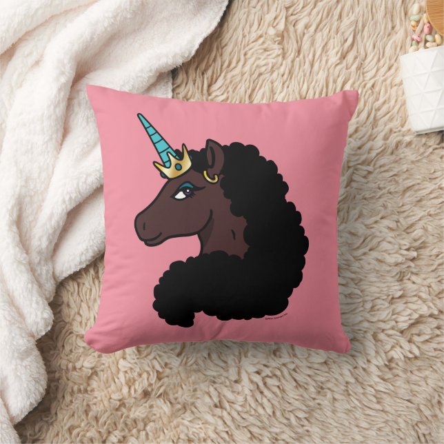 Afro Unicorn | Magical Cushion (Blanket)