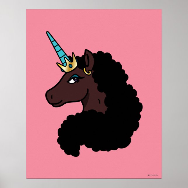 Afro Unicorn | Magical Poster (Front)