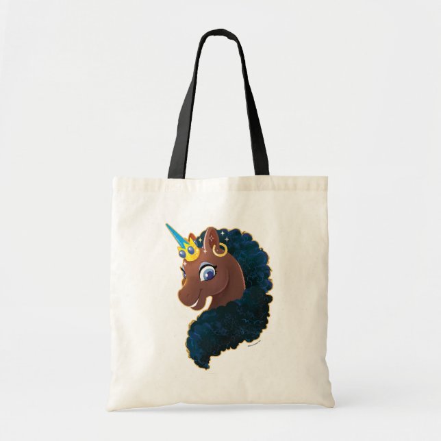 Afro Unicorn | Magical Tote Bag (Front)
