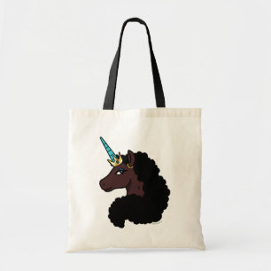 Afro Unicorn Magical Tote Bag