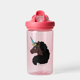 Afro Unicorn Magical Water Bottle