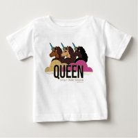 Afro Unicorn Queen Trio Design