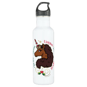 Afro Unicorn 'Tis the Season Holiday Unicorn 710 Ml Water Bottle