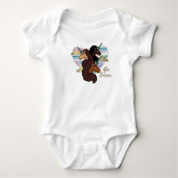 Afro Unicorn Trio Heart Design