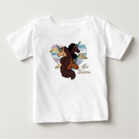 Afro Unicorn Trio Heart Design