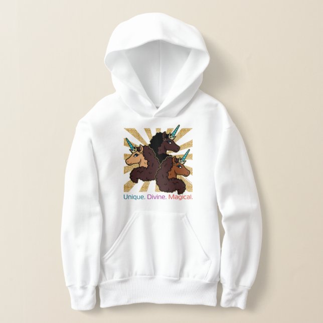 Afro Unicorn Trio: Unique, Divine, and Magical (Laydown)