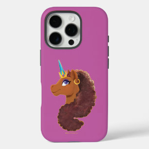 Afro Unicorn   Unique iPhone 16 Pro Case