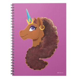 Afro Unicorn   Unique Notebook