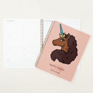 Afro Unicorn   Unique Planner