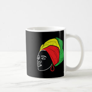 Afro Woman Black History Month Color Men Women Wom Coffee Mug