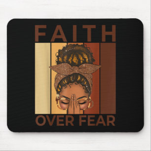 Afro Woman God Say I Am Unique Black History Chris Mouse Pad