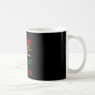 Afro Woman Juneteenth Design With Historic Liberat Coffee Mug