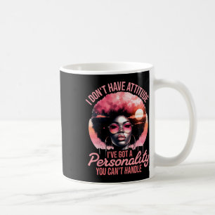Afro Women Black Pride African American Girl Women Coffee Mug