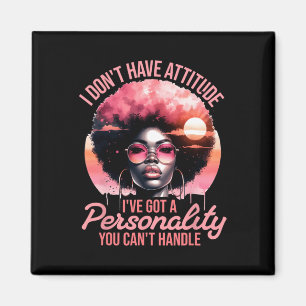 Afro Women Black Pride African American Girl Women Magnet