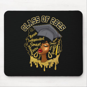Afro Women Proud Black Girls Women Graduation Cl O Mouse Pad