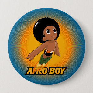 AfroBoy! 10 Cm Round Badge