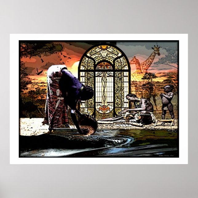 Afrocentric art poster (Front)