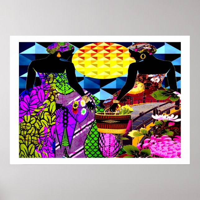 Afrocentric Art:  Poster (Front)
