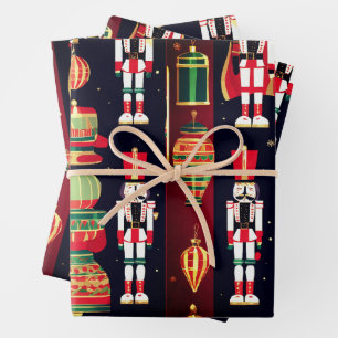 Afrocentric Christmas Seamless- 19inches x 29feet Wrapping Paper Sheet