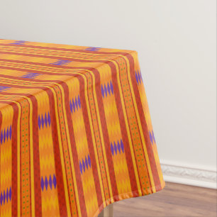 Afrocentric Colourful Modern Kente Print Tablecloth
