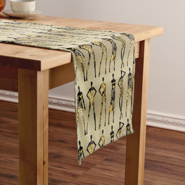 Afrocentric Fashion  Short Table Runner (In Situ)