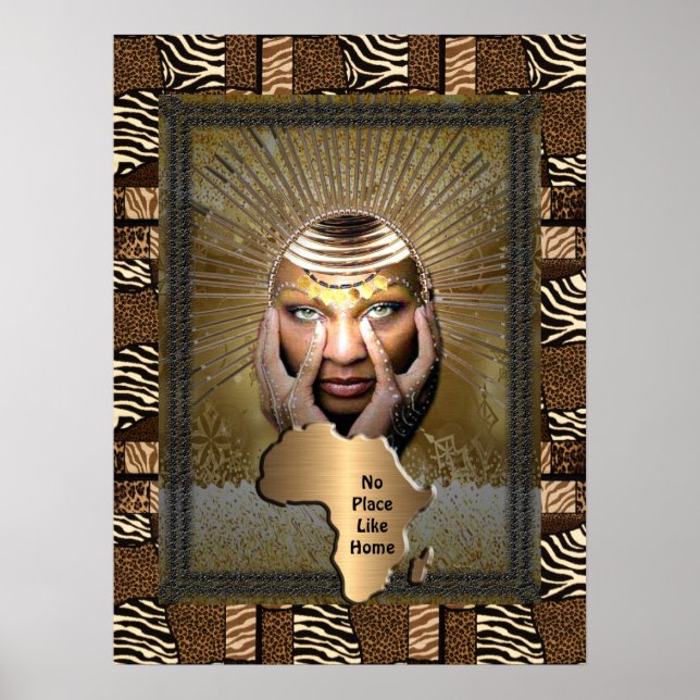 Afrocentric Folk Art Poster (Front)