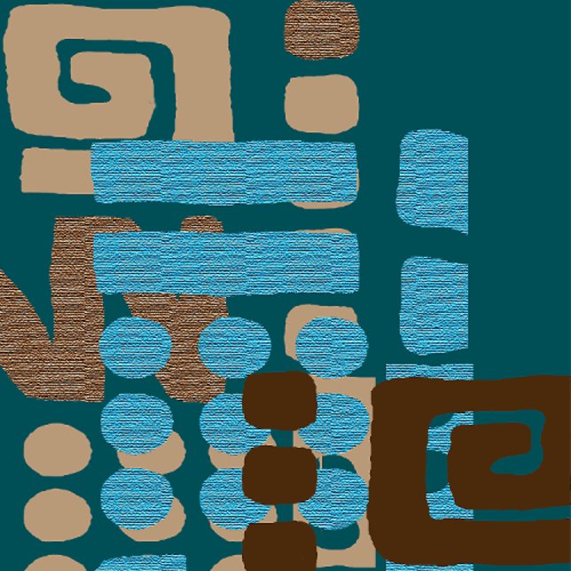 Afrocentric Geometric Globe Pill 26 Bath Towels  (Creator Uploaded)
