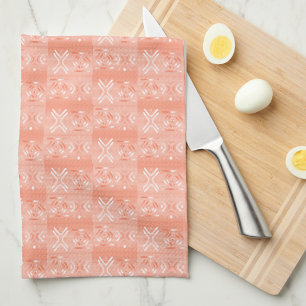 Afrocentric Geometric Graphic Motif Modern Trend Tea Towel