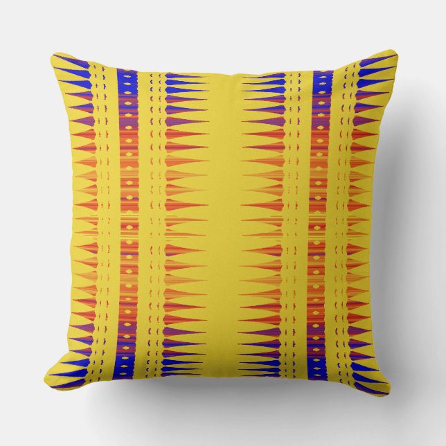 Afrocentric Geometric Print • Heritage Design  Cushion (Front)