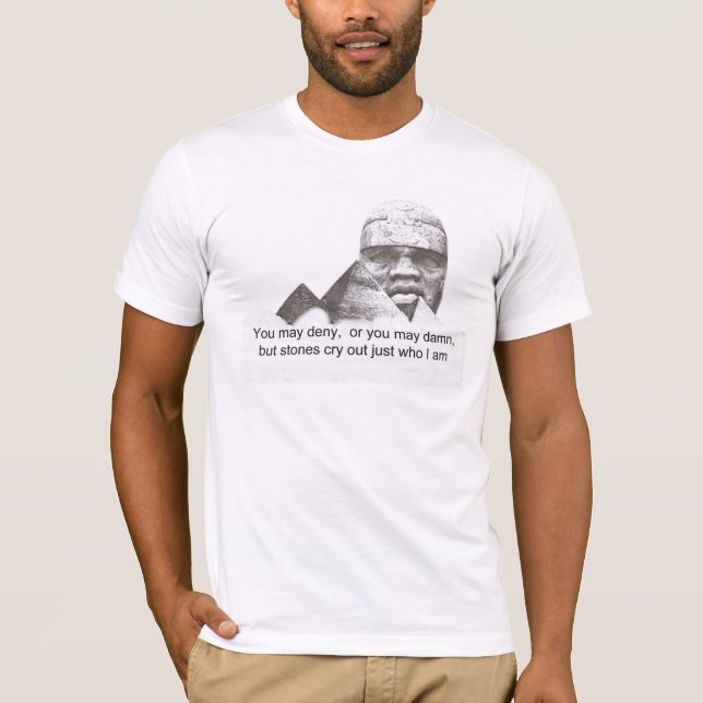 Afrocentric greatness quote T-Shirt (Front)