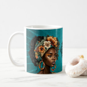 Afrocentric Juneteenth Art Celebrating Black Women Coffee Mug