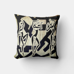Afrocentric Modern Art Cushion