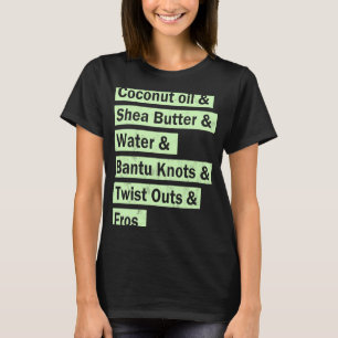 Afrocentric Natural Hair for an Afro Women T-Shirt
