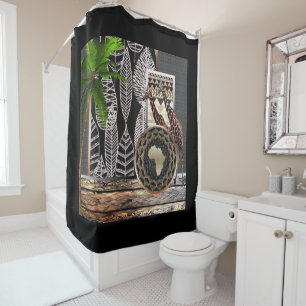 Afrocentric Shower Curtain