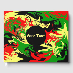 Afrocentric Swirls Guest Book