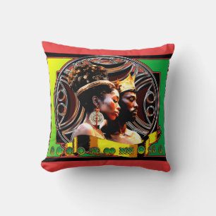 Afrocentric  throw pillow