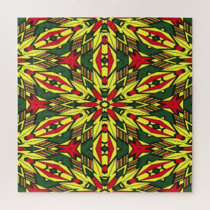 Afrocentric Tribal Spears Jigsaw Puzzle