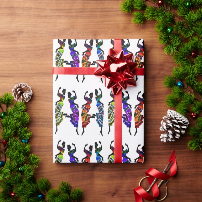 Afrocentric  wrapping paper (Holiday Gift)