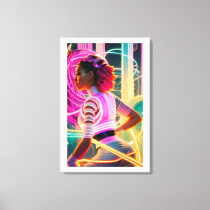 Afrofuturism Five Canvas Print