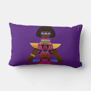 Afrofuturism Lumbar Cushion