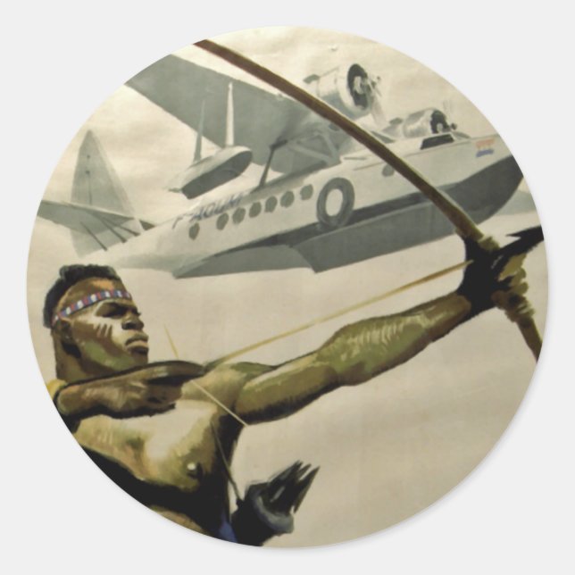 Afromaritime Classic Round Sticker (Front)