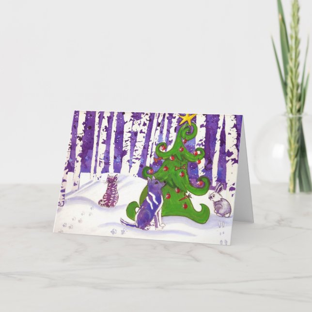 AFRP Whisker Wonderland Holiday Card (Front)