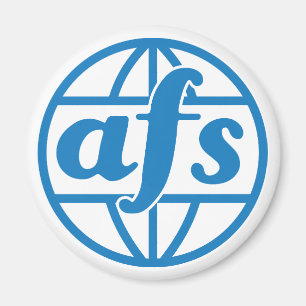 AFS Logo 1972 Standard, 2¼ Inch Circle Magnet