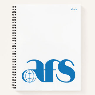 AFS Logo 1976 Custom 8.5" x 11" Spiral Notebook